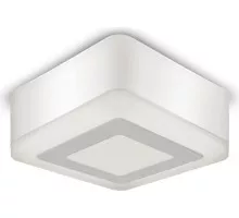 Потолочный светодиодный светильник GAUSS Backlight накладной квадрат 3+3w 350lm 3000k 3 режима BL220