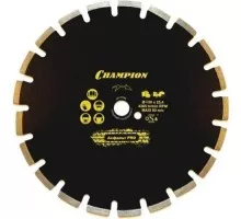 Алмазный диск для резки асфальта CHAMPION Asphafight PRO 450 скош, сегменты для защит.корп) C1624