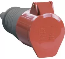 Розетка IEK ССИ-224 кабельная 32а 380в 3p+pе ip44 PSR22-032-4
