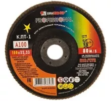 Круг лепестковый ЛУГА 150х22.2  Р100 (14А 16/Р100) D91015022140160