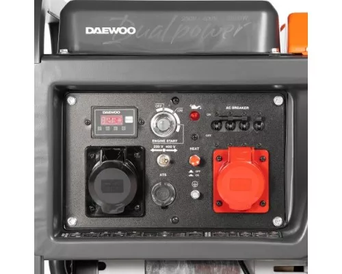 Электростанция дизельная с воздушным охлаждением DAEWOO DDAE 9000DXE-3 открытая [DDAE 9000DXE-3]