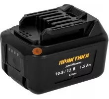 Аккумулятор ПРАКТИКА для MAKITA 10.8/12В, 1.5Ач, Li-Ion, Слайдер, короб 791-776