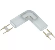 Коннектор угловой IEK 12мм MONO разъем-разъем (5 шт) LSCON12-MONO-220-05
