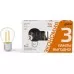 Лампа светодиодная GAUSS Filament Шар E27 7W 2700K LED (в упаковке 3шт) [105902107T]