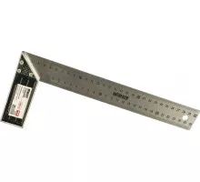 Угольник Biber ПРОФИ 300мм 40630 столярный с гравировкой тов-093466