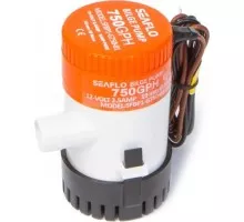 Помпа водооткачивающая SEAFLO трюмная, 12V 750 галлон/час, патрубок 19 мм SFBP1-G750-01