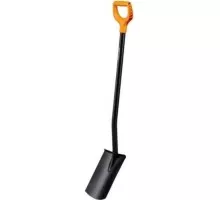 Лопата штыковая FISKARS Solid с закругл.лезвием 1066717