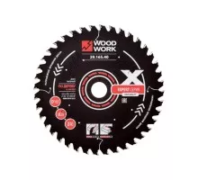 Пильный диск по дереву WOODWORK 165x2,2/1,6x20 Z=40 A=15 29.165.40