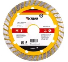 Алмазный диск универсальный Kranz KR-90-0120 отрезной Turbo 115x22,2x2,4x10мм