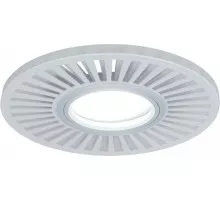 Светильник точечный GAUSS BL136P набор 3w + лампа mr16 6,5w 480lm 4100k gu5.3 led