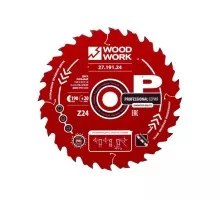 Пильный диск по дереву WOODWORK 190x1,8/1,2x20 Z=24 A=18 27.191.24
