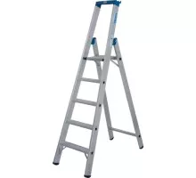Стремянка алюминиевая KRAUSE STABILO R13 5 перфорированных ступеней 136039