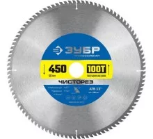 Пильный диск по дереву ЗУБР Чисторез 450x50мм 100т 36905-450-50-100_z01