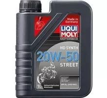 Масло для мотоциклов LIQUI MOLY SAE 20W50 Motorbike HD Synth Street 1 л 3816 синтетическое 3816