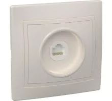 Розетка компьютерная IEK Кварта РК10-ККм 1-м IP20 крем. EKK10-K33-DM