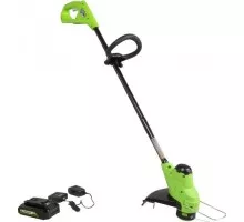 Триммер аккумуляторный GREENWORKS G24LT25K2, 24V 25 см, с 1хАКБ 2Ач и ЗУ 2107207SA