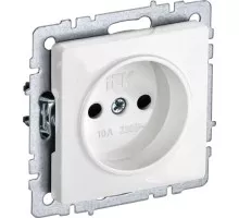 Розетка IEK BRITE РС10-1-0 10а без защ. шторок BR-R10-10-K01