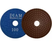 Алмазная тарелка на липучке DIAM АГШК 100*2,5 №100 Master Line (мокрая) 000575