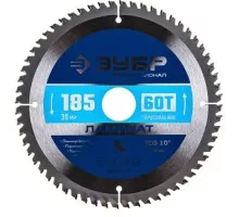 Пильный диск по ламинату ЗУБР Ламинат 185х30мм 60т 36930-185-30-60