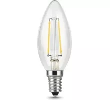 Лампа светодиодная GAUSS Свеча filament 11w 810lm 2700к е14 led 103801111