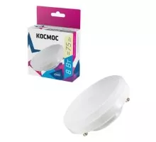 Лампа светодиодная КОСМОС 8Вт GX53 220В 3000K Lksm_LED8wGX5330C