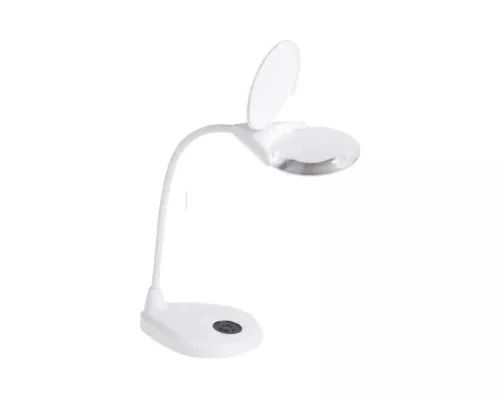 Лупа настольная REXANT 31-0560 3D с подсветкой 3LED, ø125мм Лупа настольная REXANT 31-0560 3D с подсветкой 3LED, ø125мм