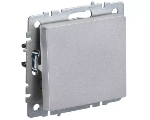 Выключатель IEK BRITE перекрестный 1-кл. 10А ВС10-1-3-БрА алюм BR-V13-0-10-K47 Выключатель IEK BRITE перекрестный 1-кл. 10А ВС10-1-3-БрА алюм BR-V13-0-10-K47