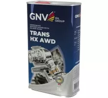 Масло трансмиссионное GNV Trans HX AWD Haldex 1 л (металл. канистра) GTHA10850201111AWDS001