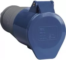 Розетка IEK ССИ-213 кабельная 16а 220в 2p+pе ip44 PSR21-016-3