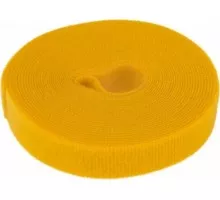 Лента-липучка REXANT 5 мх20 мм, желтая многоразовая (1 шт.) 07-7522