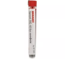 Припой REXANT ПР3092 без канифоли пос-40, 10г, 1мм, (олово 40%, свинец 09-3092
