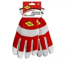 Перчатки кожаные комбинированные DDE 648-564 winter-СOMFORT, кожа/спандекс, XL