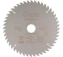 Пильный диск по дереву Cutop Profi plus 48Т, 216х1,5/2,2х32/30/25,4/20 мм с тефлоновым пок 75-21648Т