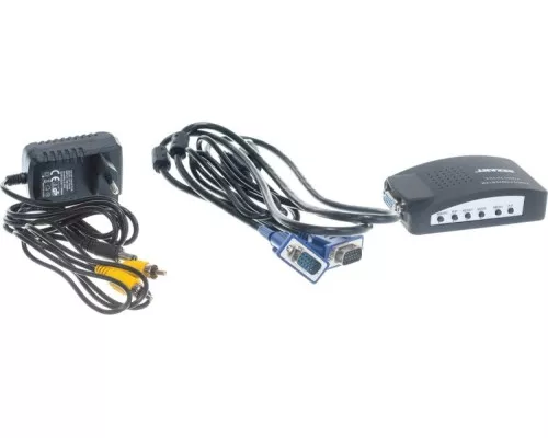 Конвертер REXANT 17-6932 BNC/RCA + S-video на VGA Конвертер REXANT 17-6932 BNC/RCA + S-video на VGA
