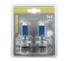 Лампа галогеновая GANZ GIP06054 12V H4 100/90W +50% P43t 5000k 2 шт.
