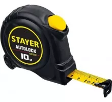 Рулетка STAYER АutoLock 10 / 25мм с автостопом 2-34126-10-25