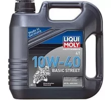 Масло для мотоциклов LIQUI MOLY SAE 10W40 Motorbike 4T Basic Street 4 л 3046 3046