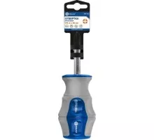 Отвертка крестовая Кобальт 646-393 ultra grip ph-2х38 мм cr-v, двухкомпонентная рукоя