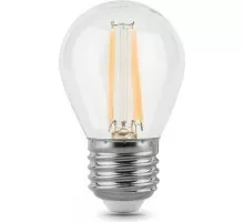 Лампа светодиодная GAUSS Шар filament шар 5w 450lm 4100к е27 диммируемая led 105802205-D
