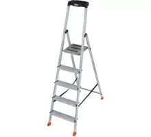 Стремянка алюминиевая KRAUSE MONTO SAFETY 5 ступеней 128959