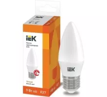 Лампа светодиодная IEK С35 9Вт 3000К Е27 Свеча LLE-C35-9-230-30-E27