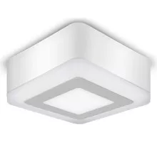 Потолочный светодиодный светильник GAUSS Backlight накладной квадрат. акрил, 3+3w, led 4000k BL221
