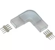 Коннектор угловой IEK 14мм RGB разъем-разъем (5 шт) LSCON14-RGB-220-05