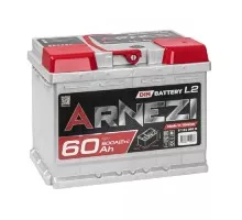 Аккумулятор ARNEZI DIN SMF 60 A/ч обратная R(+) 242x175x190 L2 EN 600 A E1040600