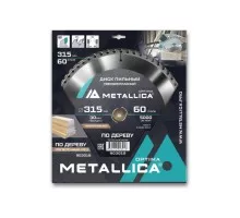 Пильный диск по дереву METALLICA Optima 315x30 мм 60 зубов, Т=3,2 мм поперечный 903018