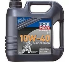 Масло для мотоциклов LIQUI MOLY SAE 10W40 Motorbike 4T Basic Offroad 4 л 3062 3062