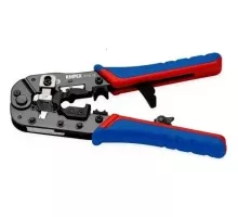 Пресс-клещи KNIPEX KN-975113SB 3-в-1, для штекеров RJ 45