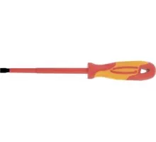 Отвертка шлицевая диэлектрическая GROSS 12943 1000 V, 5,5 x 125 мм