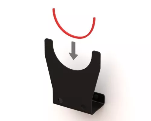 Держатель EMBODIMENT EMB-USM-LBW-B для УШМ до 210мм, настенный, черный Держатель EMBODIMENT EMB-USM-LBW-B для УШМ до 210мм, настенный, черный