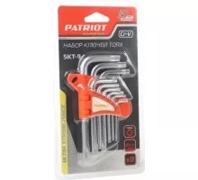 Набор ключей TORX PATRIOT SKТ-9T10-T50,CRV, 9 предметов 350002004